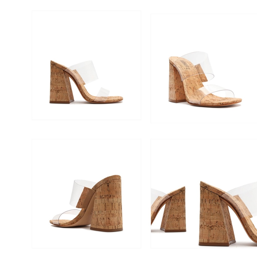 Schutz Victorie High Block Sandal. Very gently Preloved